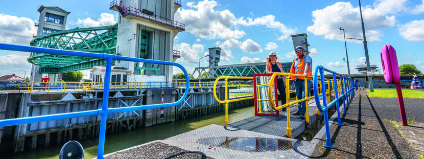 Ina Konterman, Voormalig projectleider Faalkansverbetering Hollandse IJsselkering en programmamanager Deltaprogramma Rijnmond-Drechtsteden, nu onder andere teamhoofd Waterdistrict Zuid- Hollandse Rivieren Rijkswaterstaat en Jeroen Vinckers, Senior assetmanager Hollandsche IJsselkering Rijkswaterstaat WNZ