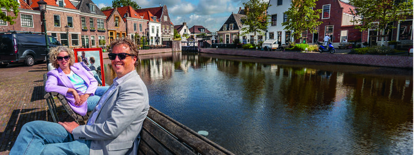 Alexandra Braun, Omgevingsmanager Hoogheemraadschap van Rijnland en Niels Minnen, Resultaatmanager Hoogheemraadschap van Rijnland