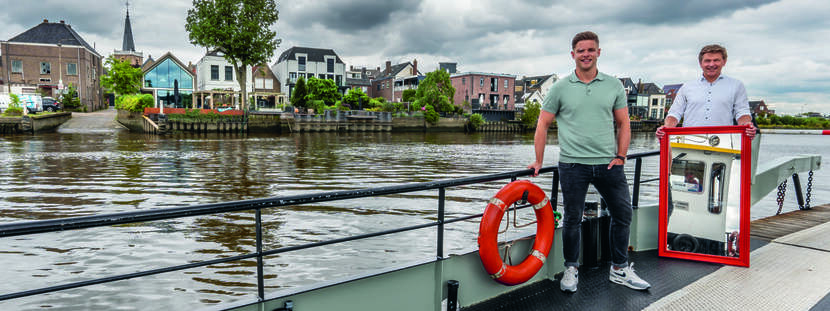 Sander Versluis, Technisch manager Schielands Hoge Zeedijk Hoogheemraadschap van Schieland en de Krimpenerwaard en Paul Polak, Projectmanager Schielands Hoge Zeedijk Hoogheemraadschap van Schieland en de Krimpenerwaard