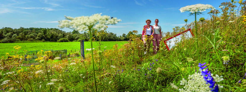 Nicole Bakkum, Omgevingsmanager Waterschap Vallei en Veluwe en Katrien Bijl, Concernmanager/directeur Waterschap Vallei en Veluwe